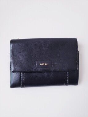 Fossil Black Leather Wallet